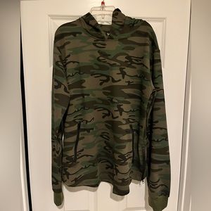 Youth XL Camouflage hoodie. Three available in the sizes M/L/XL